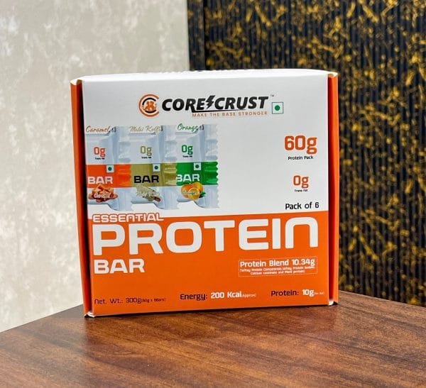 Core Crust high Quality premium protein bars 10 gm protein in one bar weight 50gm each bar pack of 6 bar