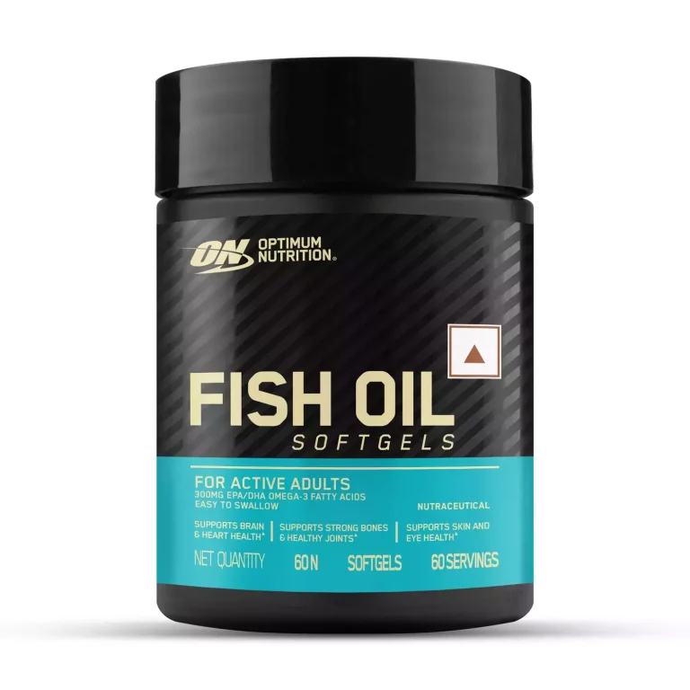ON Optimum Nutrition Fish Oil 1000mg Bottle Of 60 Capsules ( FREE DELIVERY )