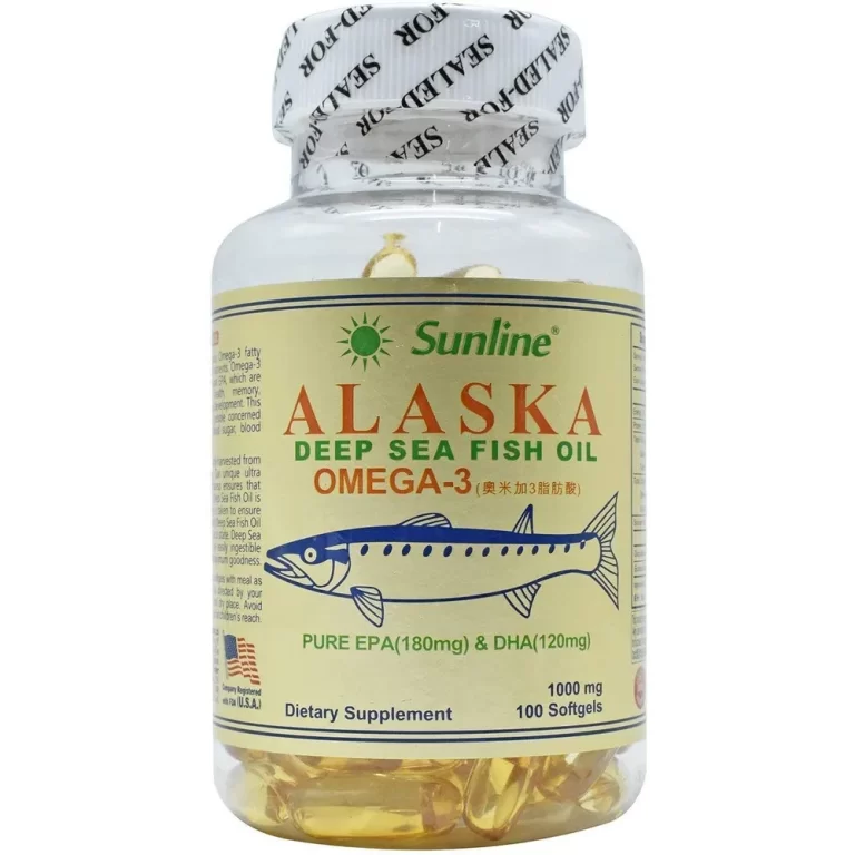 Sunline Alaska Deep Sea Fish Oil Omega-3, 100 Count Muscle Kart Importer ( FREE DELIVERY )