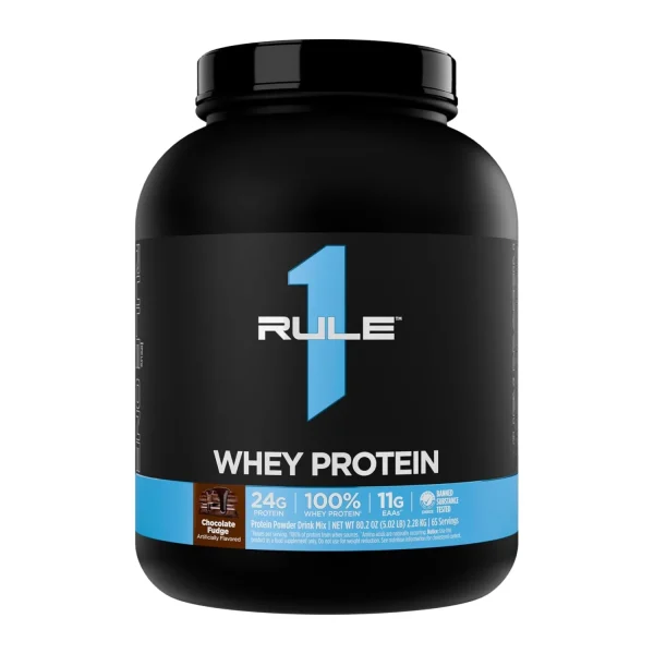Rule 1 R1 Whey Blend 100% Pure Whey Protein 5Lbs new packaging official muscle kart importer