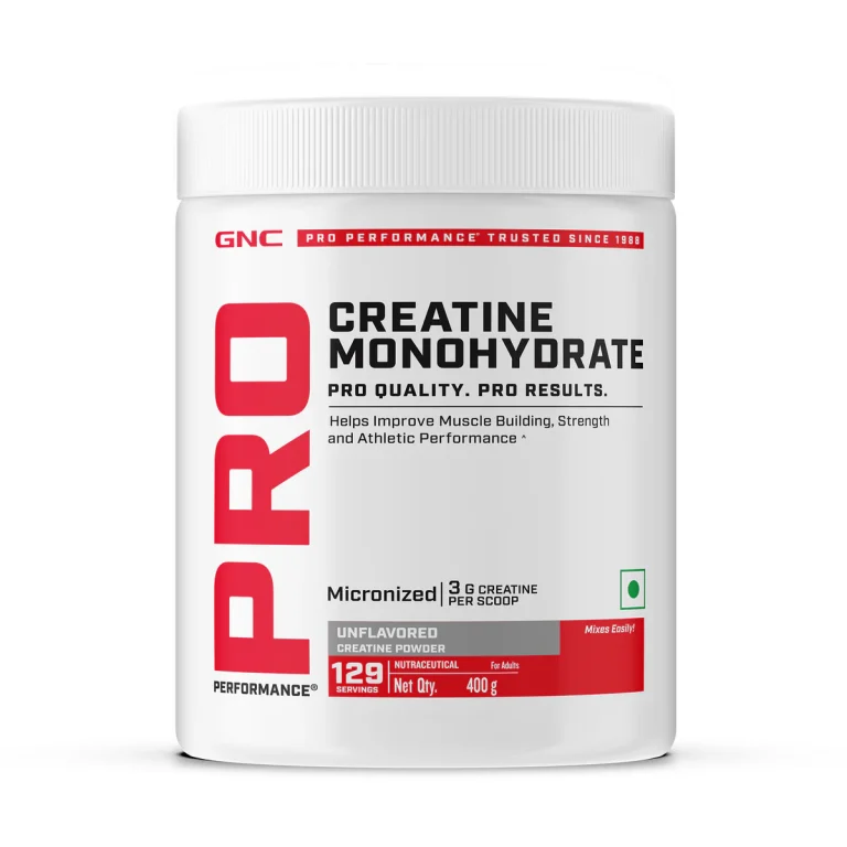 GNC Pro Performance Creatine Monohydrate Powder 3000mg pack of 400gm ( Free delivery )