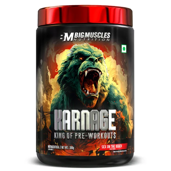 Big Muscle Karnage pre workout 60 servings ( FREE DELIVERY )